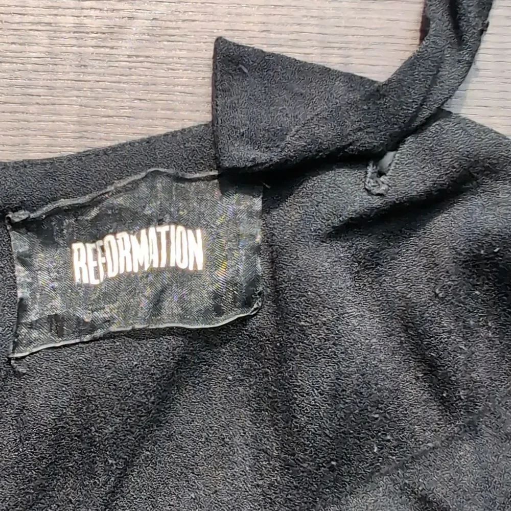 Reformation Black Wide Leg Jumpsuit Romper Xs - Picture 3 of 11